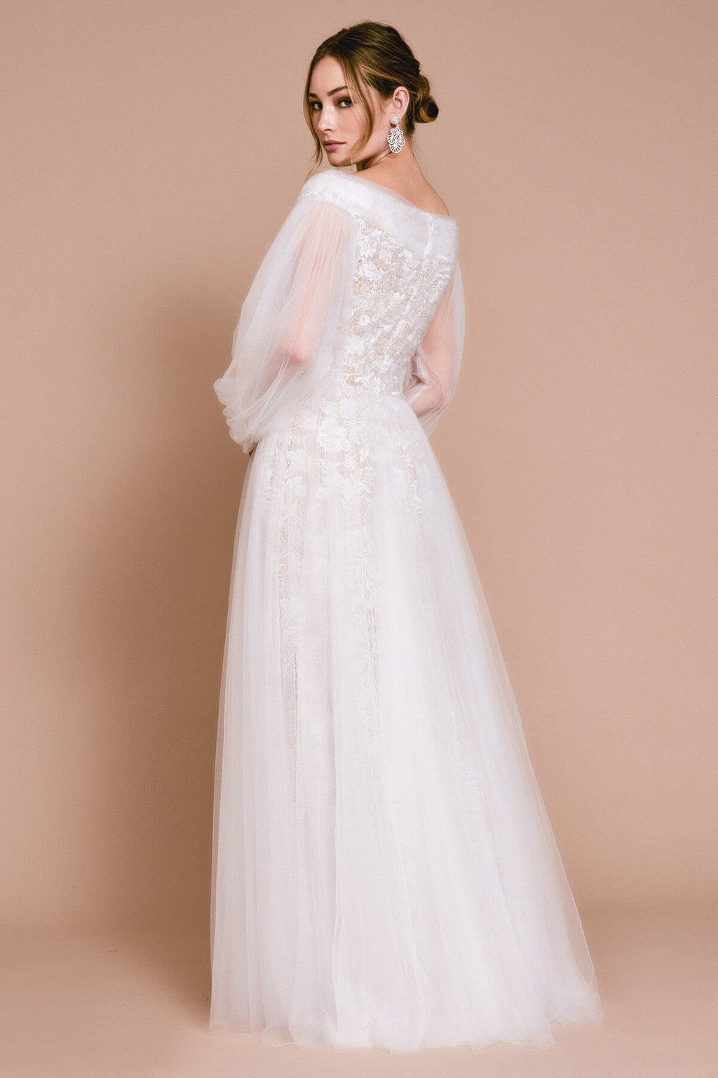 SULU BLOUSON SLEEVE GOWN