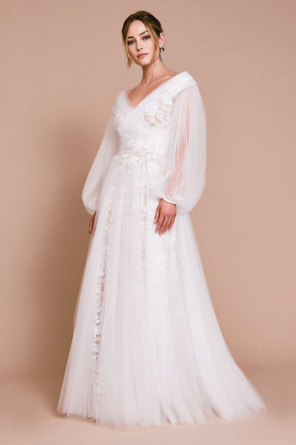 SULU BLOUSON SLEEVE GOWN