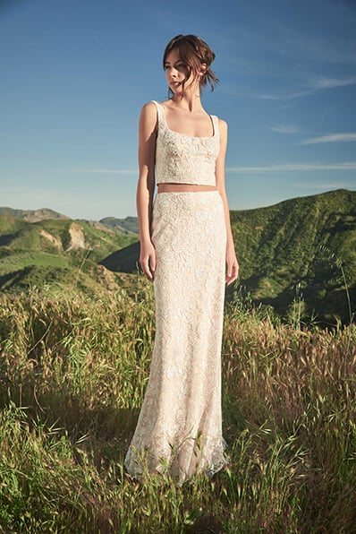 FESTON EMBROIDERED TULLE SKIRT
