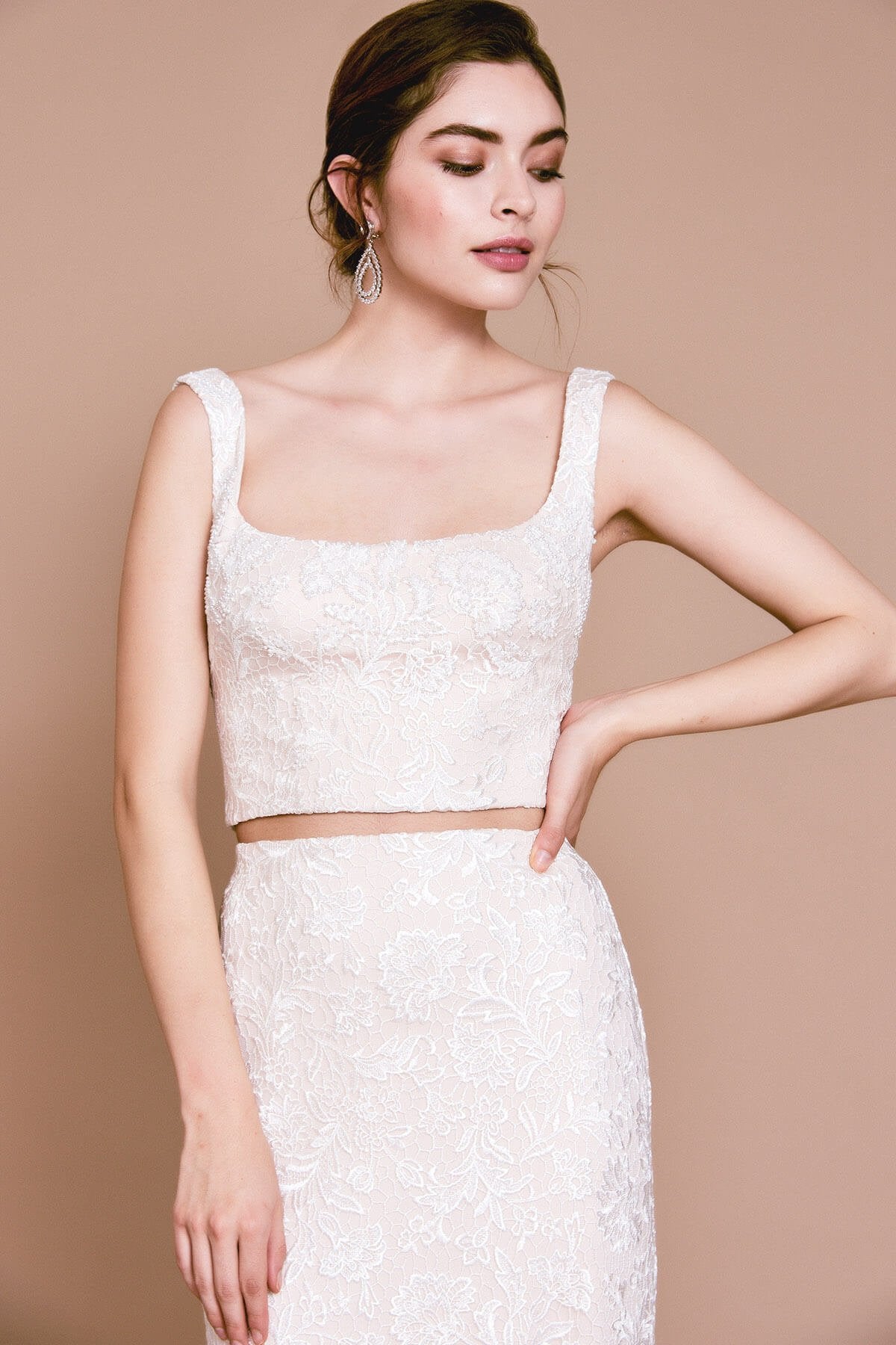 TIANA PEARL EMBROIDERED TOP