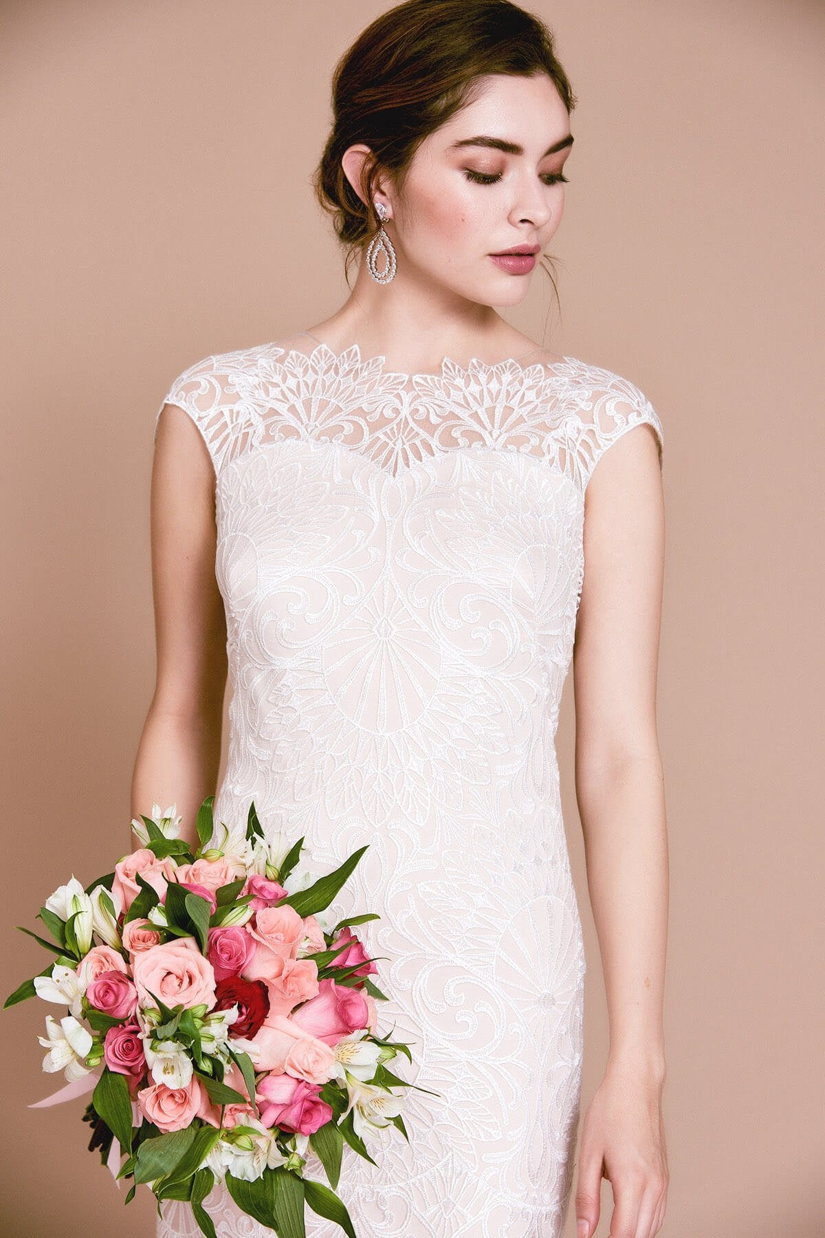 JADIS CAP SLEEVE FLARE DRESS