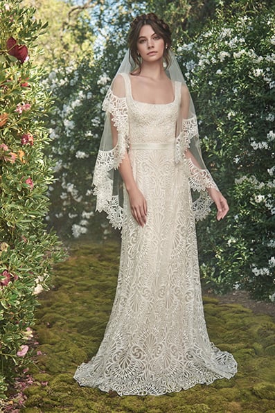 XENA SLEEVELESS A-LINE GOWN