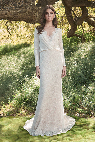 RENIE BLOUSON SLEEVE GOWN