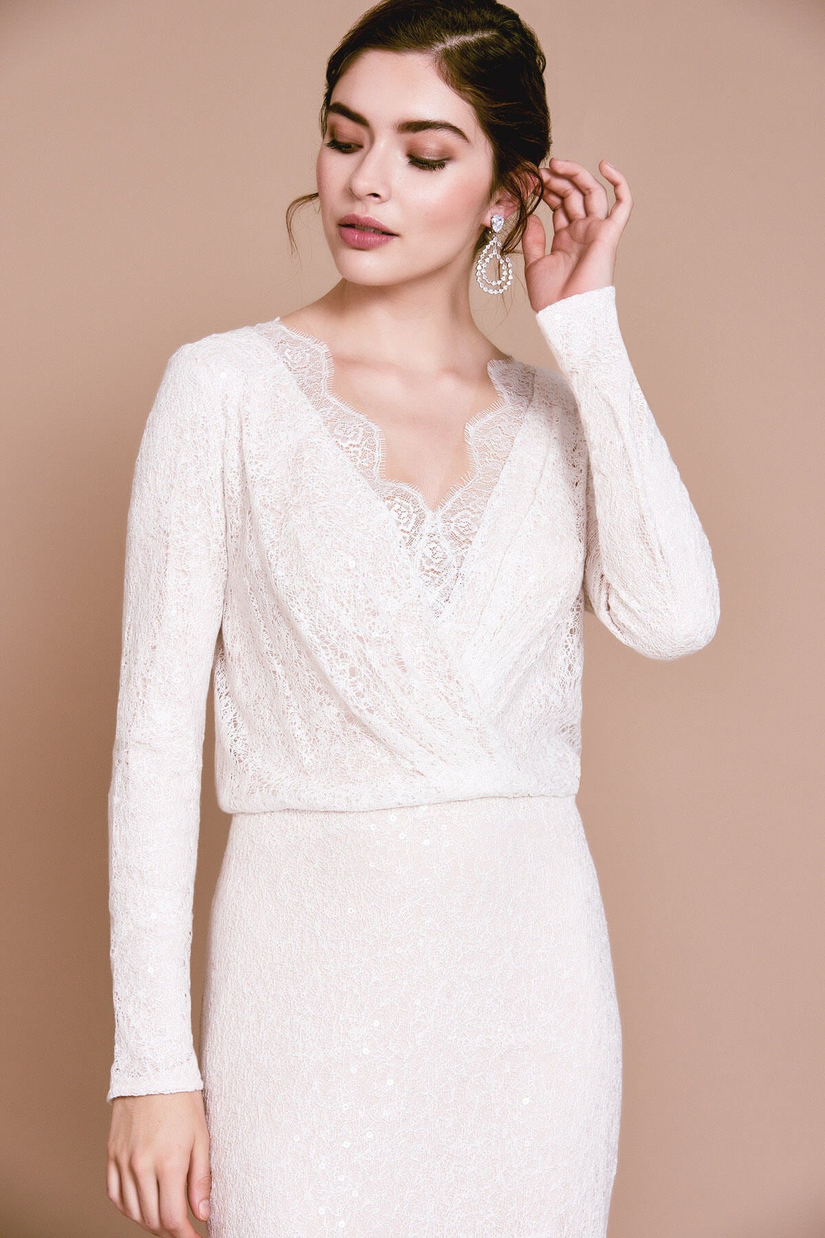 RENIE BLOUSON SLEEVE GOWN