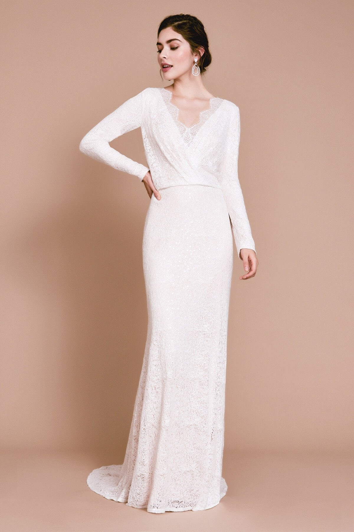 RENIE BLOUSON SLEEVE GOWN