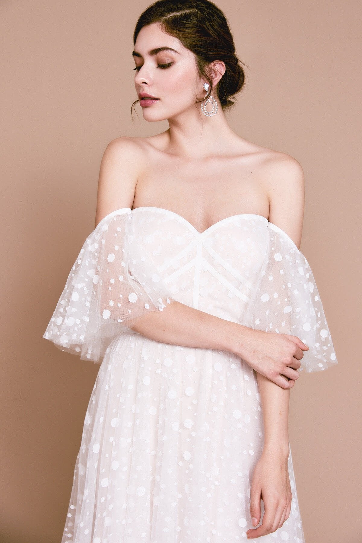 SYRIN RUFFLE CORSET GOWN
