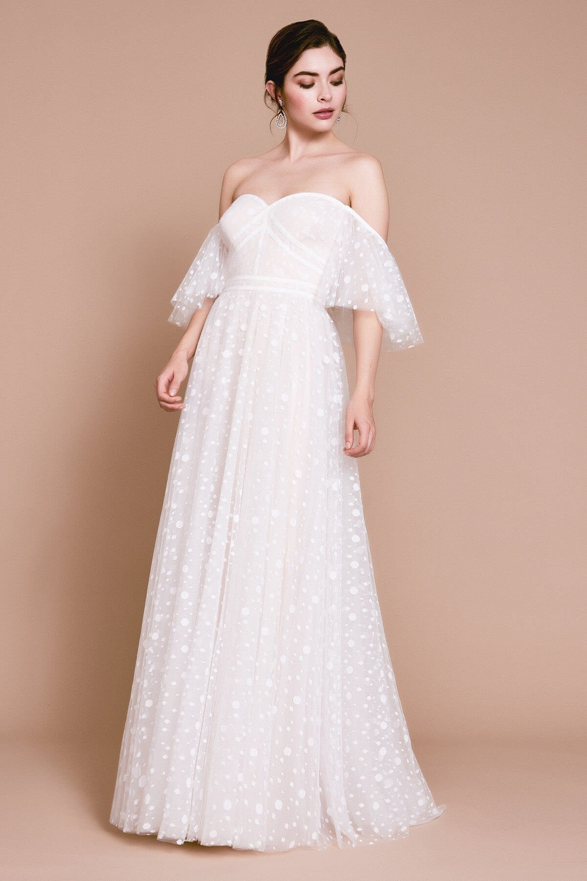SYRIN RUFFLE CORSET GOWN