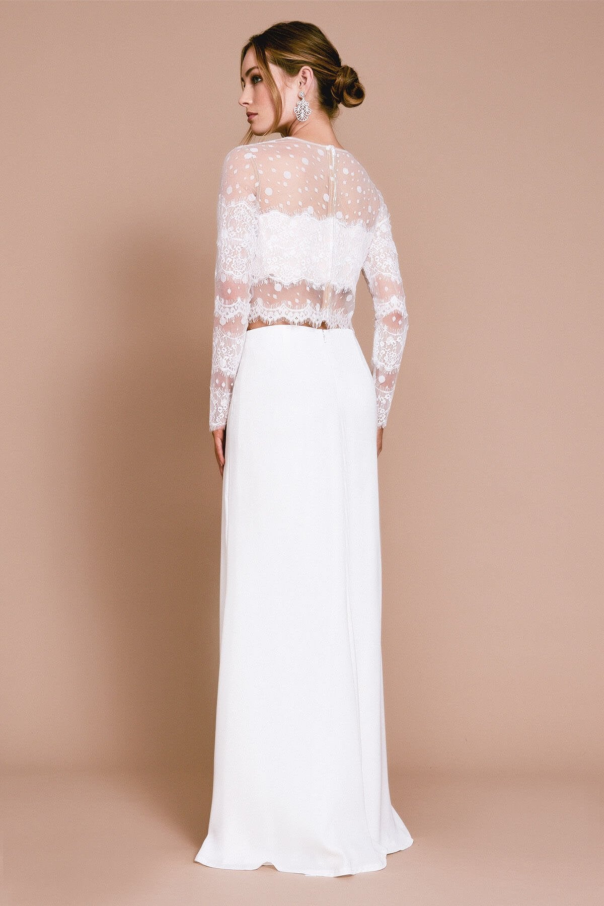 Falkor Crepe Floor Length Skirt