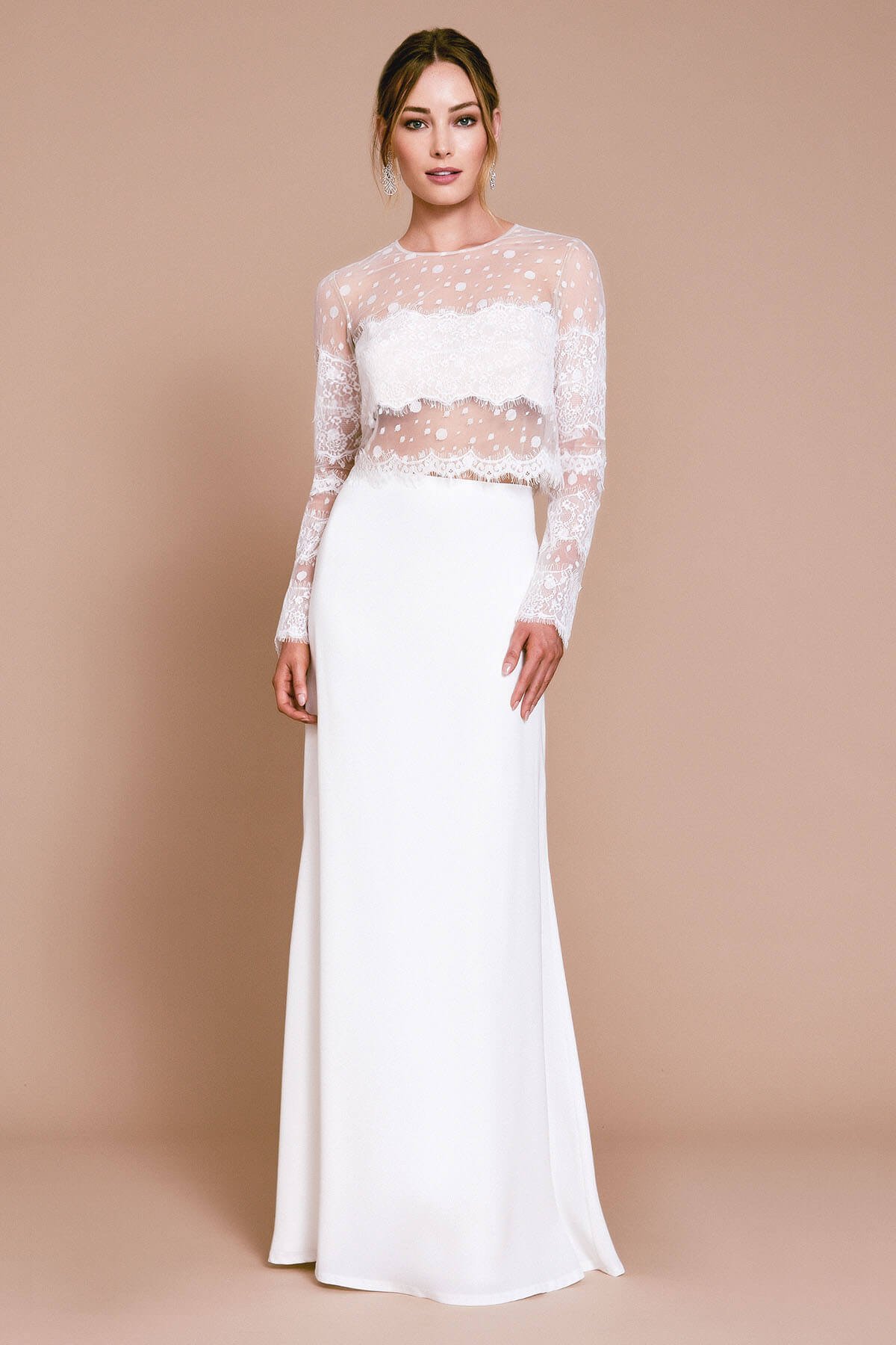 Falkor Crepe Floor Length Skirt