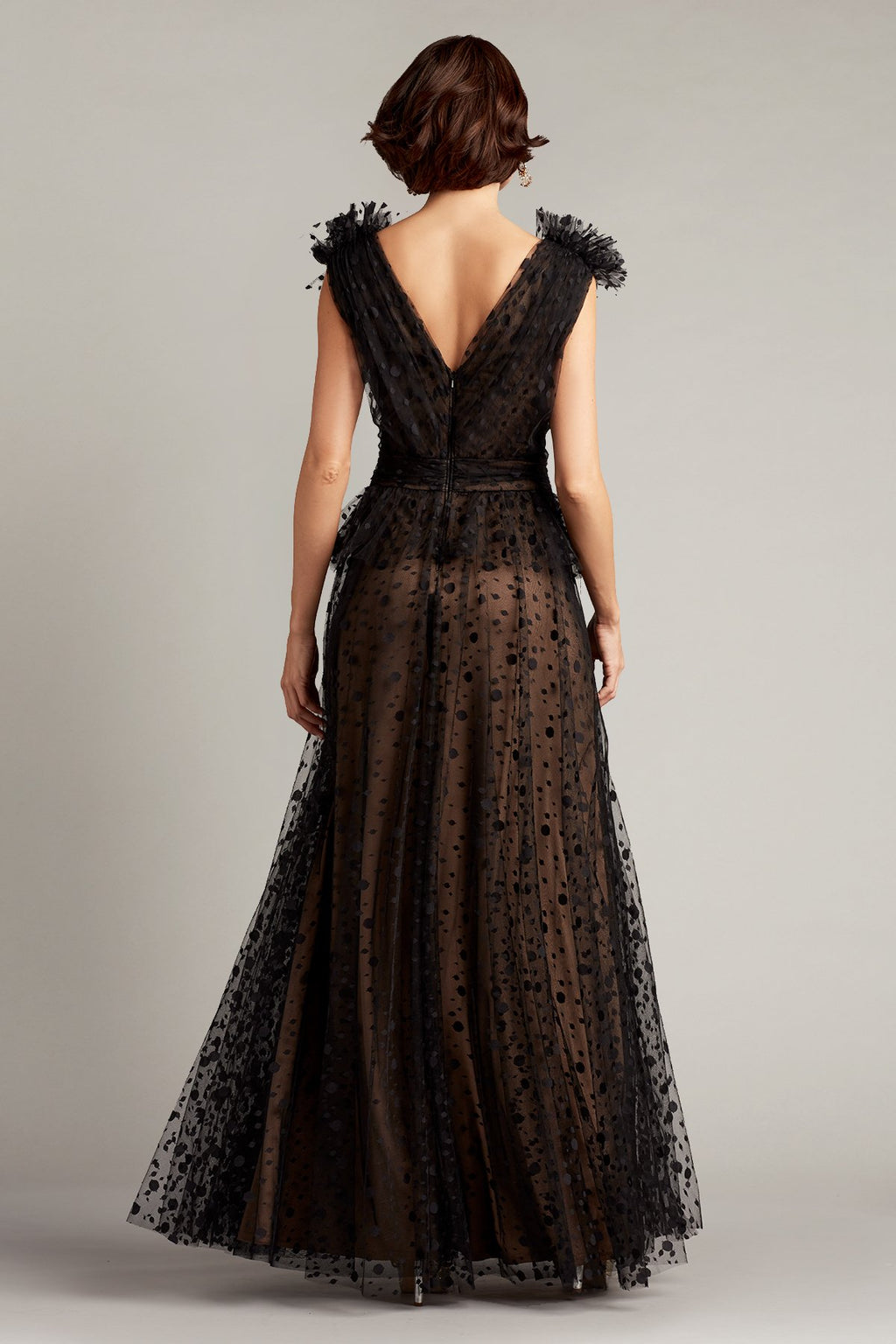 Neeti Fringed Shoulder Gown 