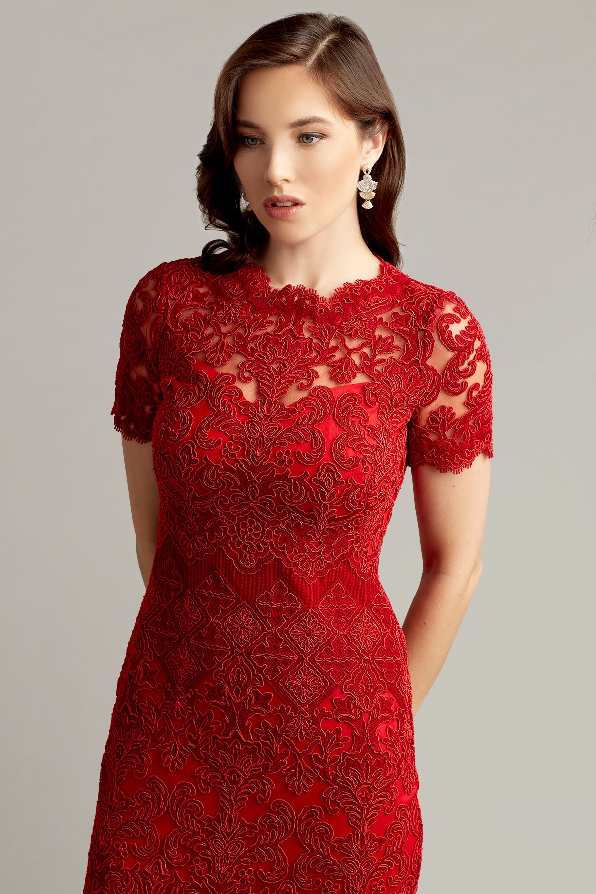 Silas Embroidered Lace Dress