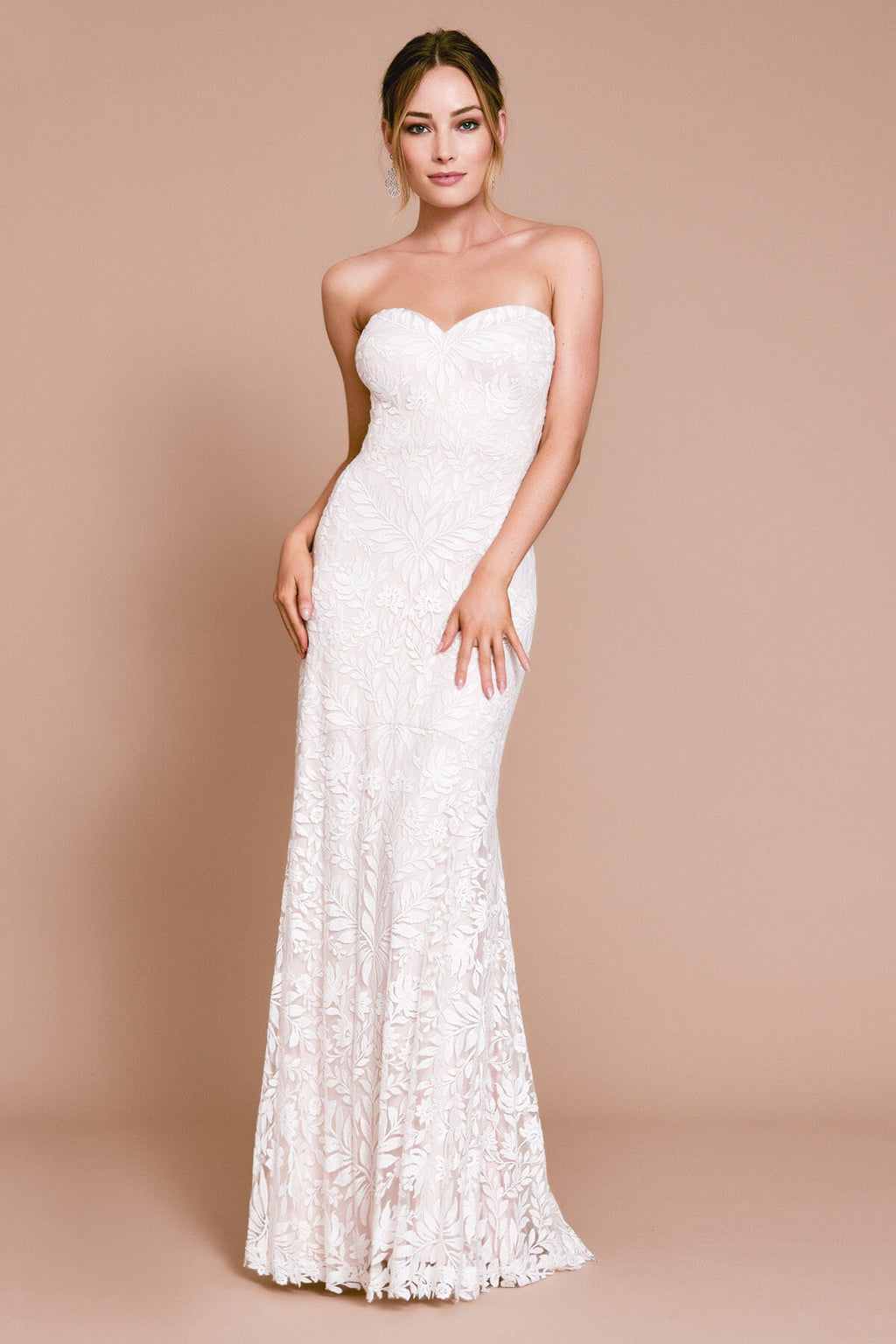 Esdel Strapless Sweetheart Gown