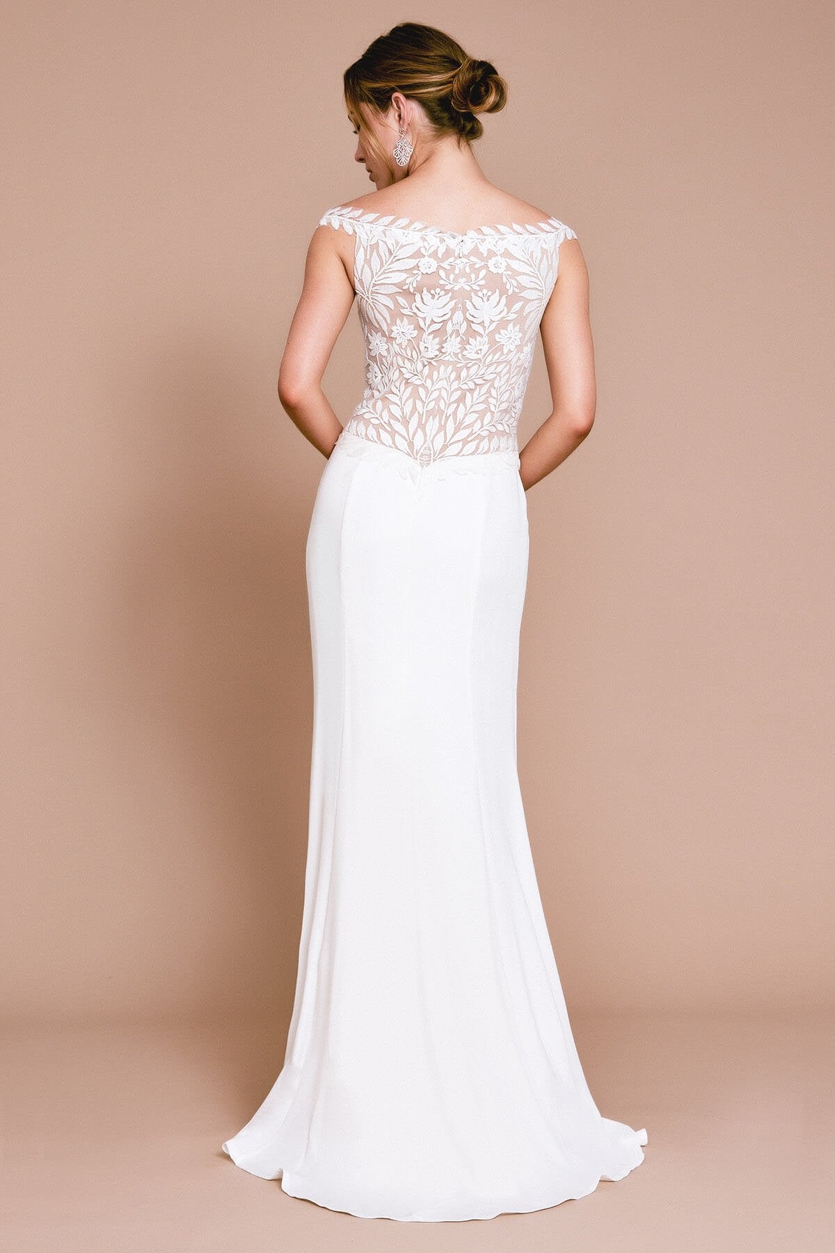 RYLAN OFF--THE-SHOULDER GOWN