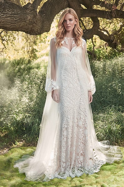ELSA IVORY SHEER OVER COAT
