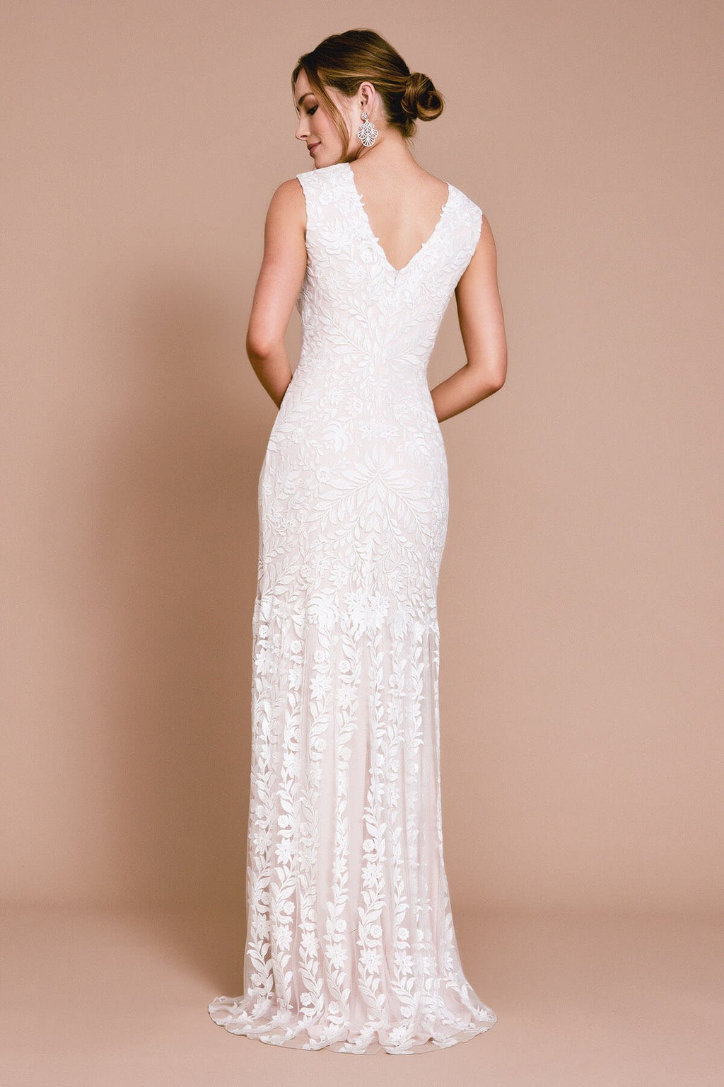 Colborn Vine Embroidered Gown