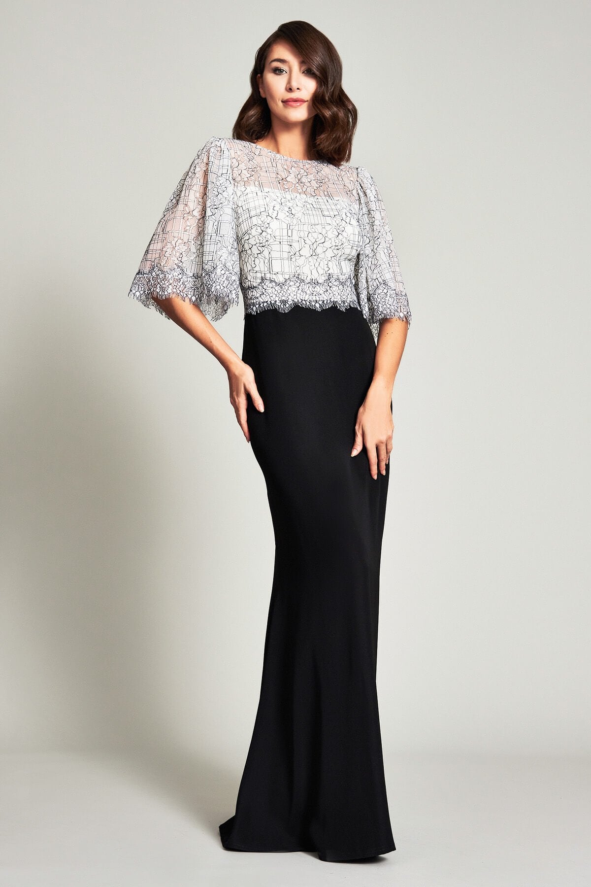 Zak Lace-Top Gown