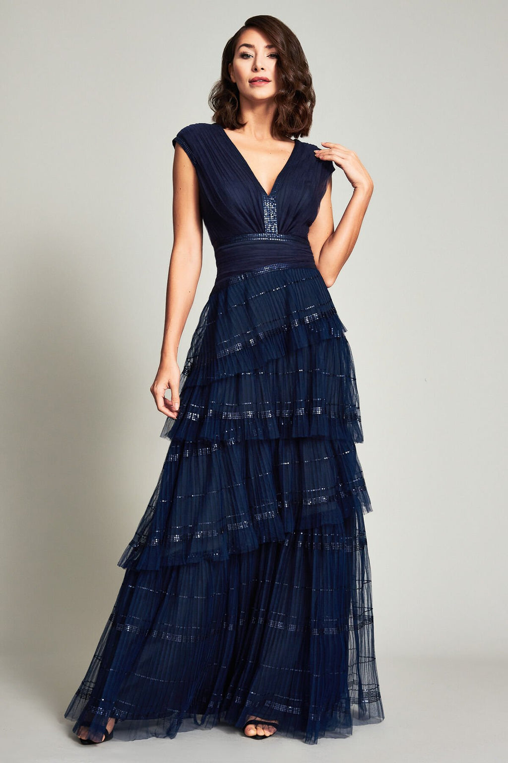 Korey Sleevless Tulle Gown