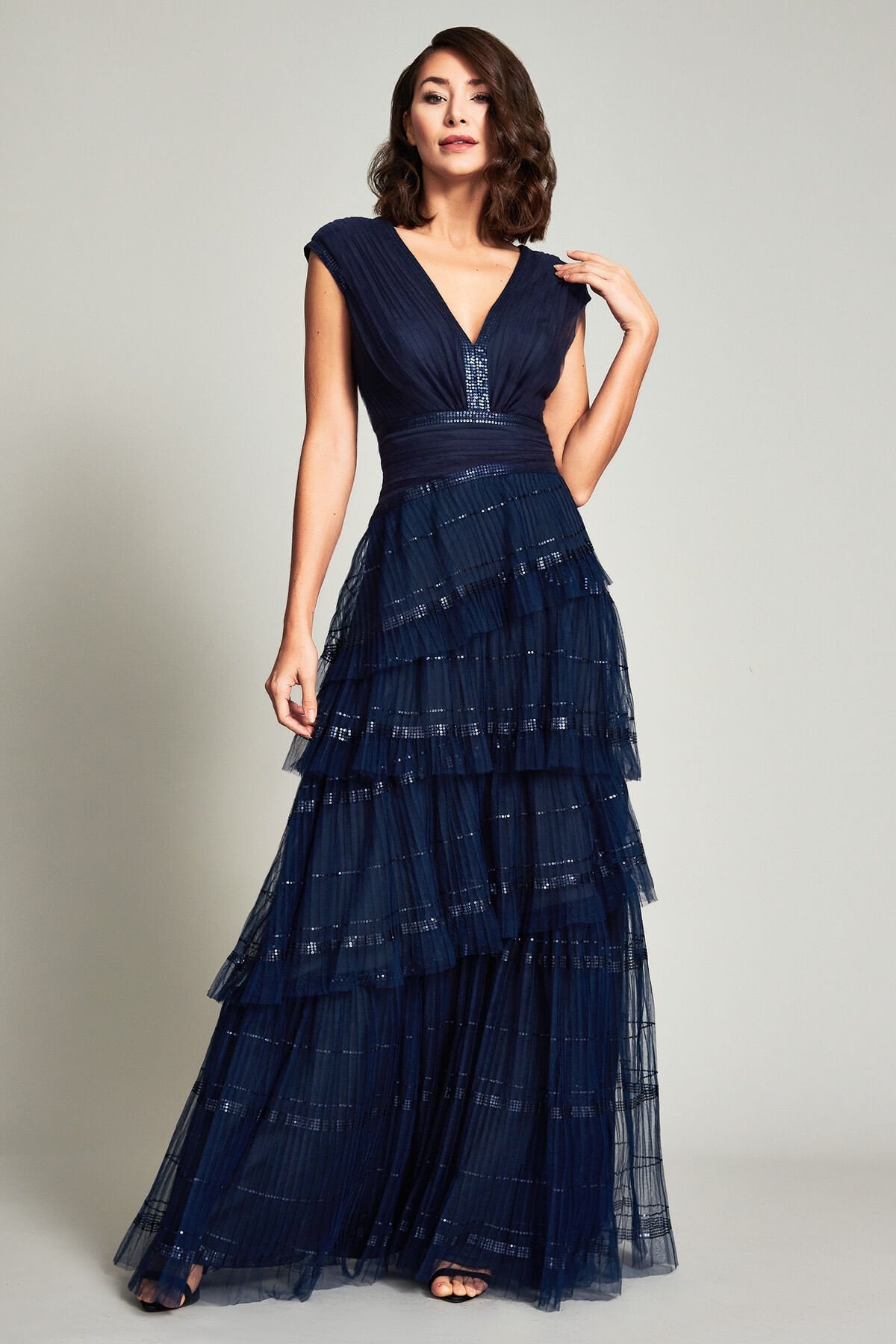 Korey Sleevless Tulle Gown