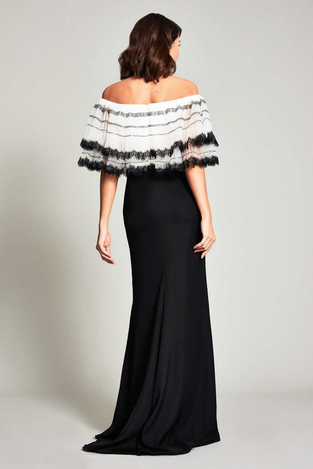 Finnegan Off-Shoulder Tulle Gown