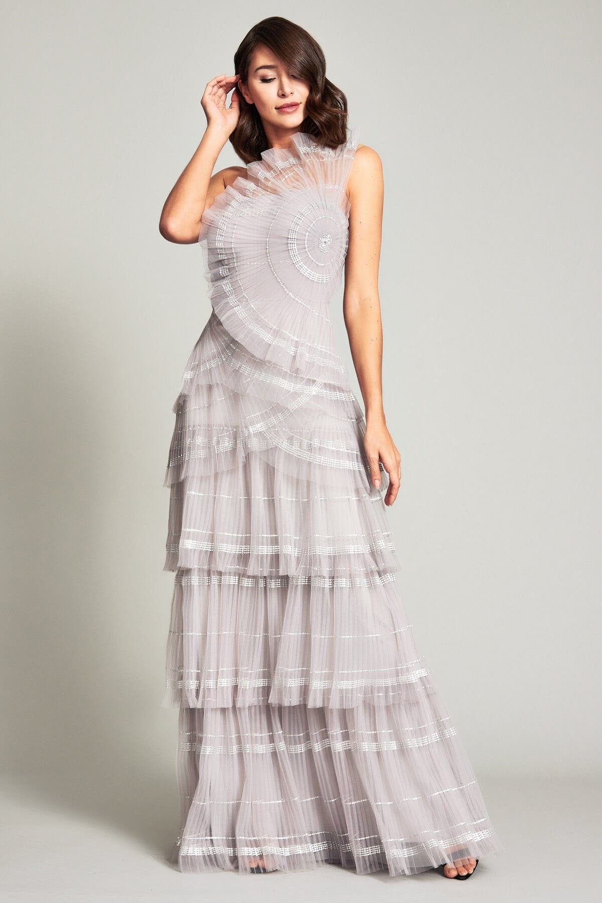Steph Tulle Fan Gown