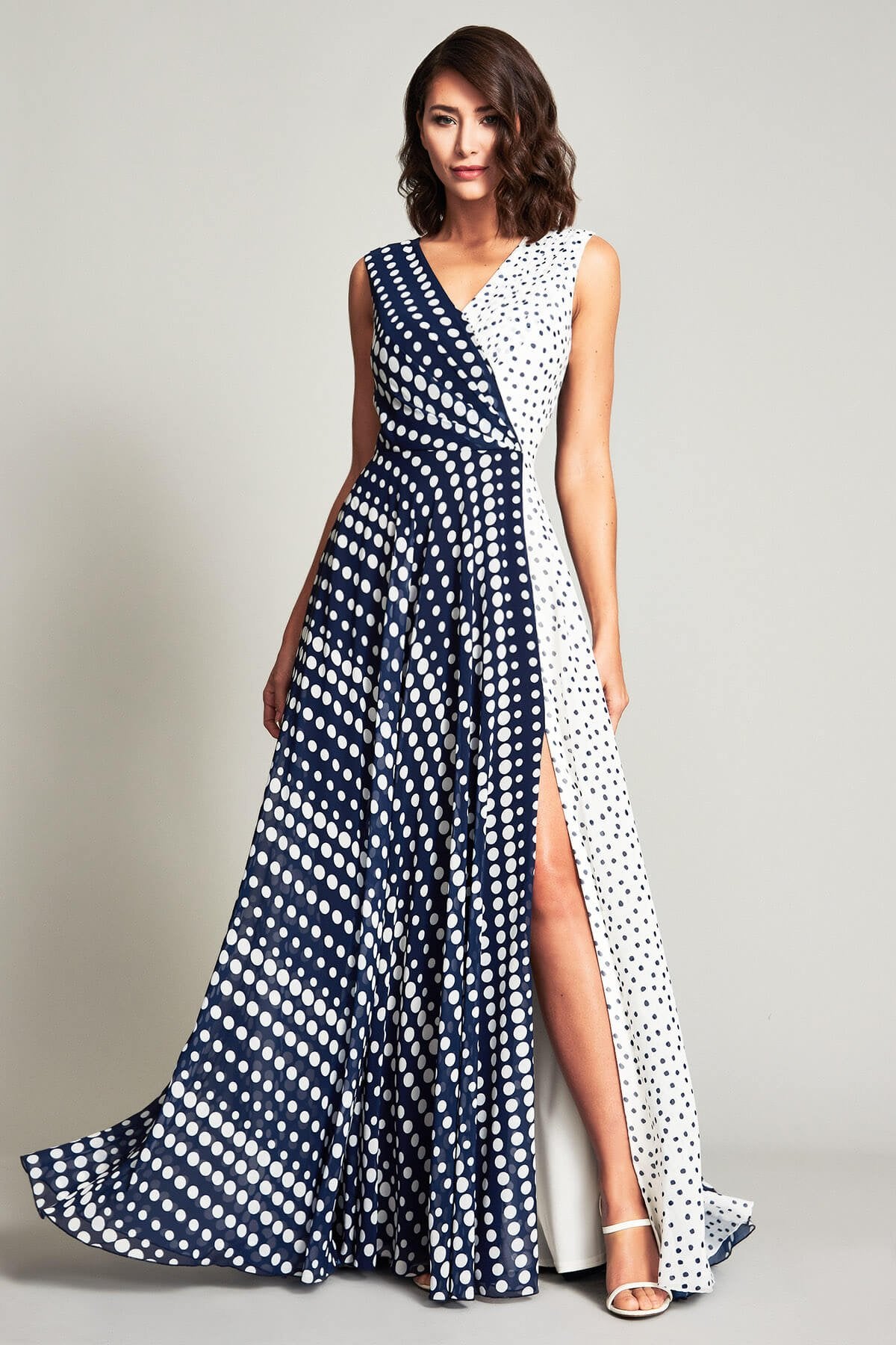 Lucini Crossover Georgette Gown