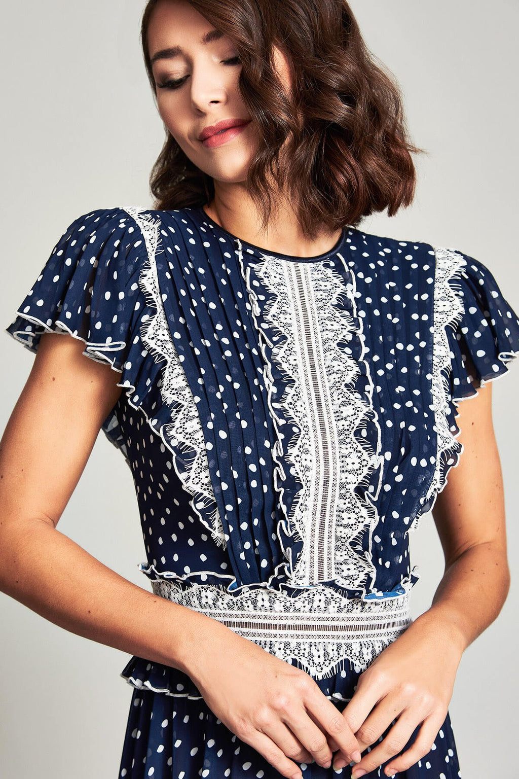 Mariya Lace Lined Gown