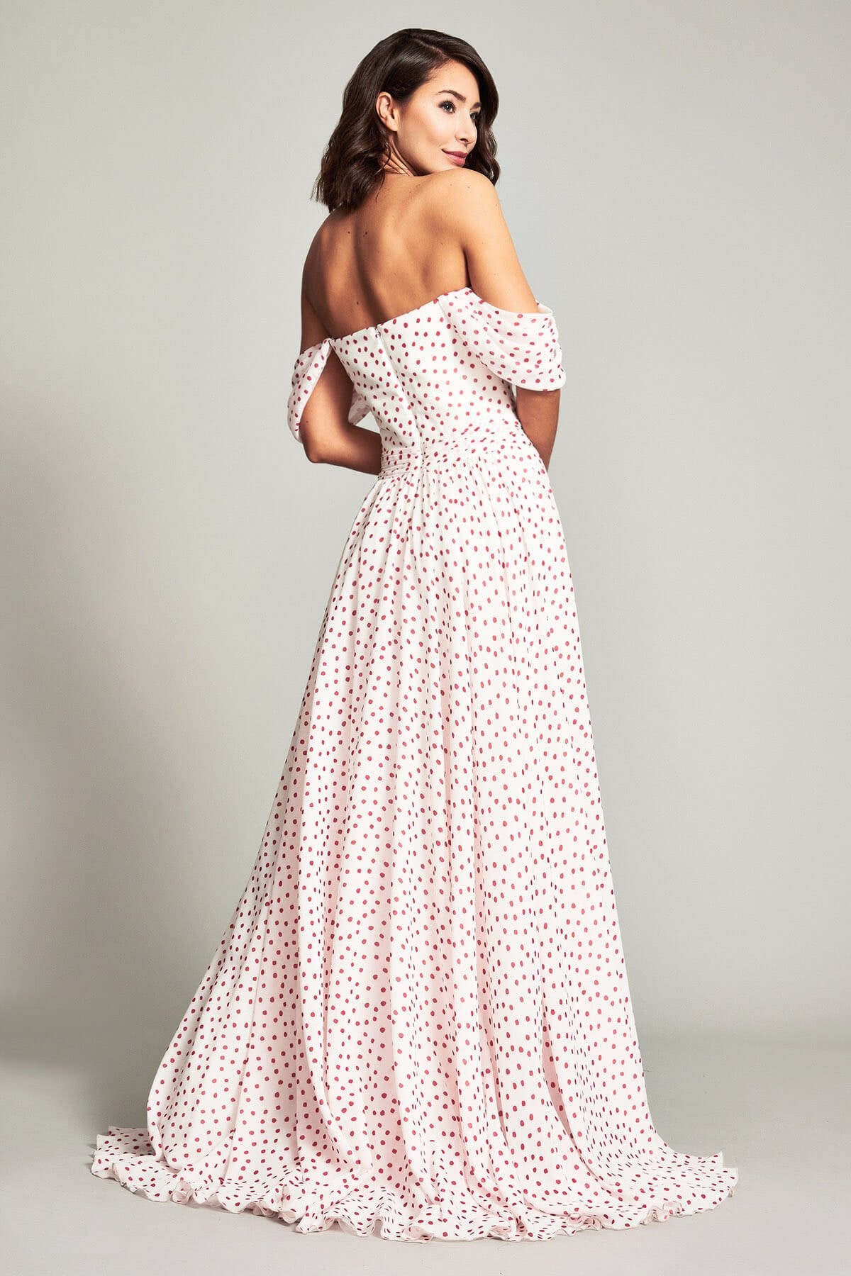 Garrett Off-Shoulder Sweetheart Gown