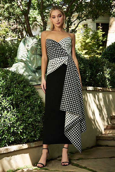 Patsy Cross Drape Dress