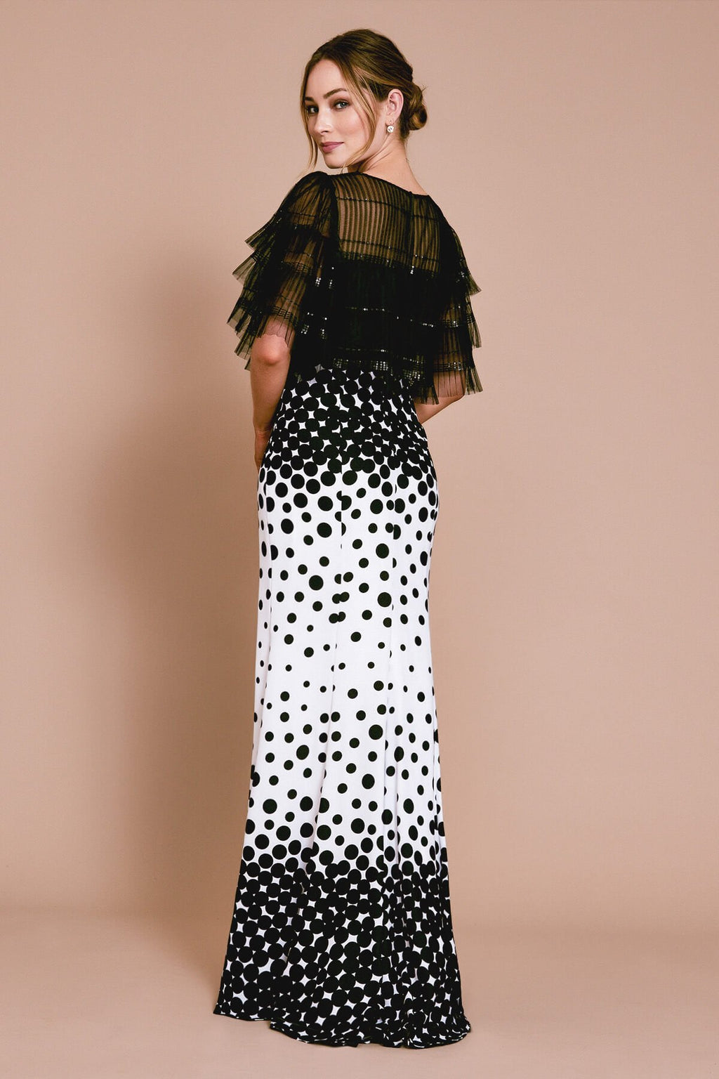 Bigelow Knife Pleat Gown