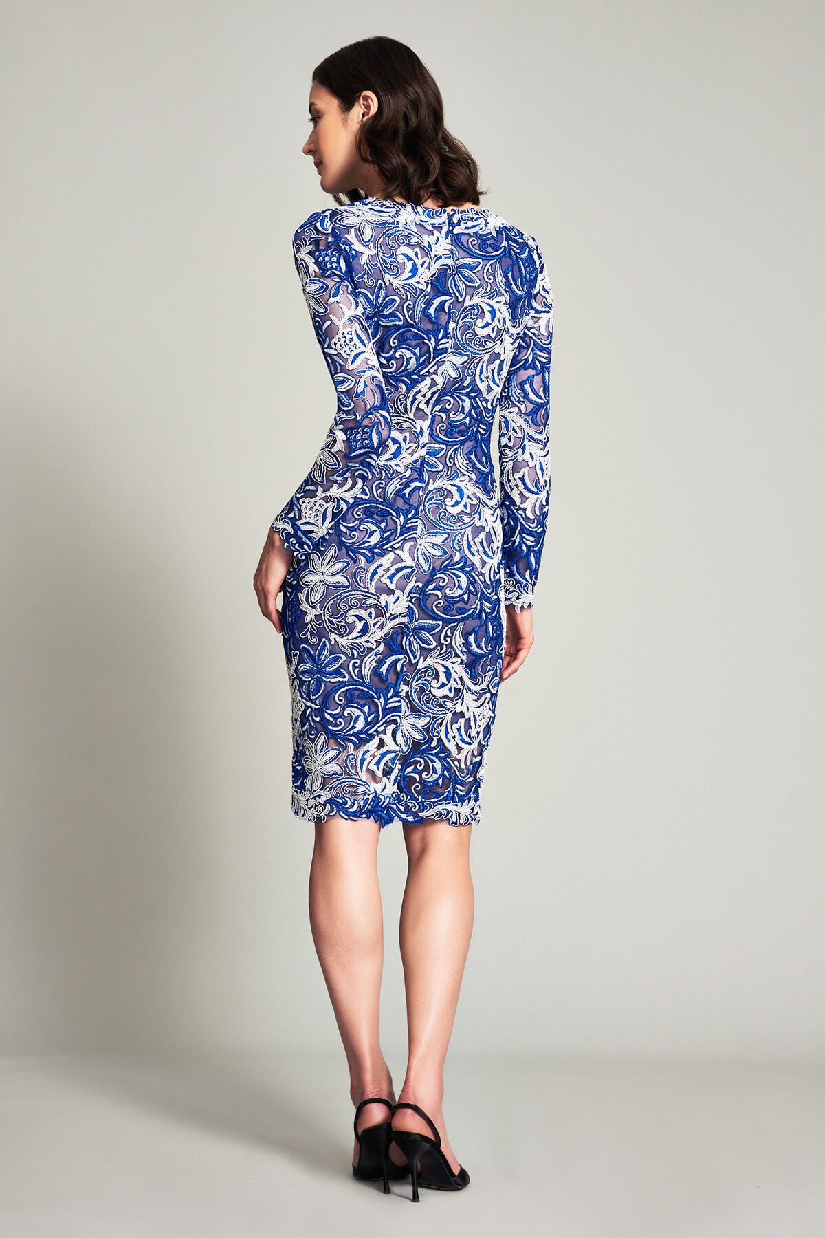 Coachman Embroidered Mesh Dress