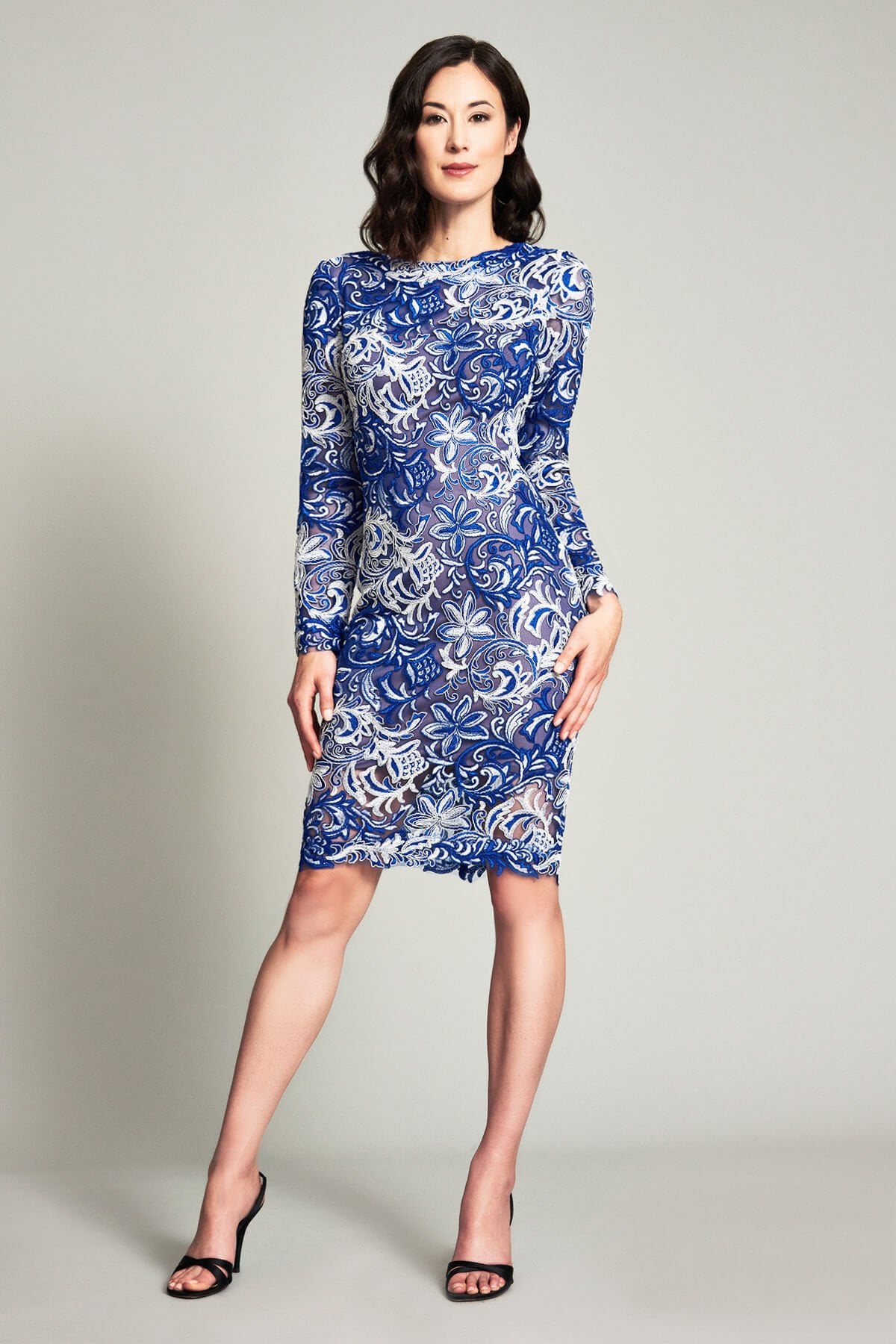 Coachman Embroidered Mesh Dress