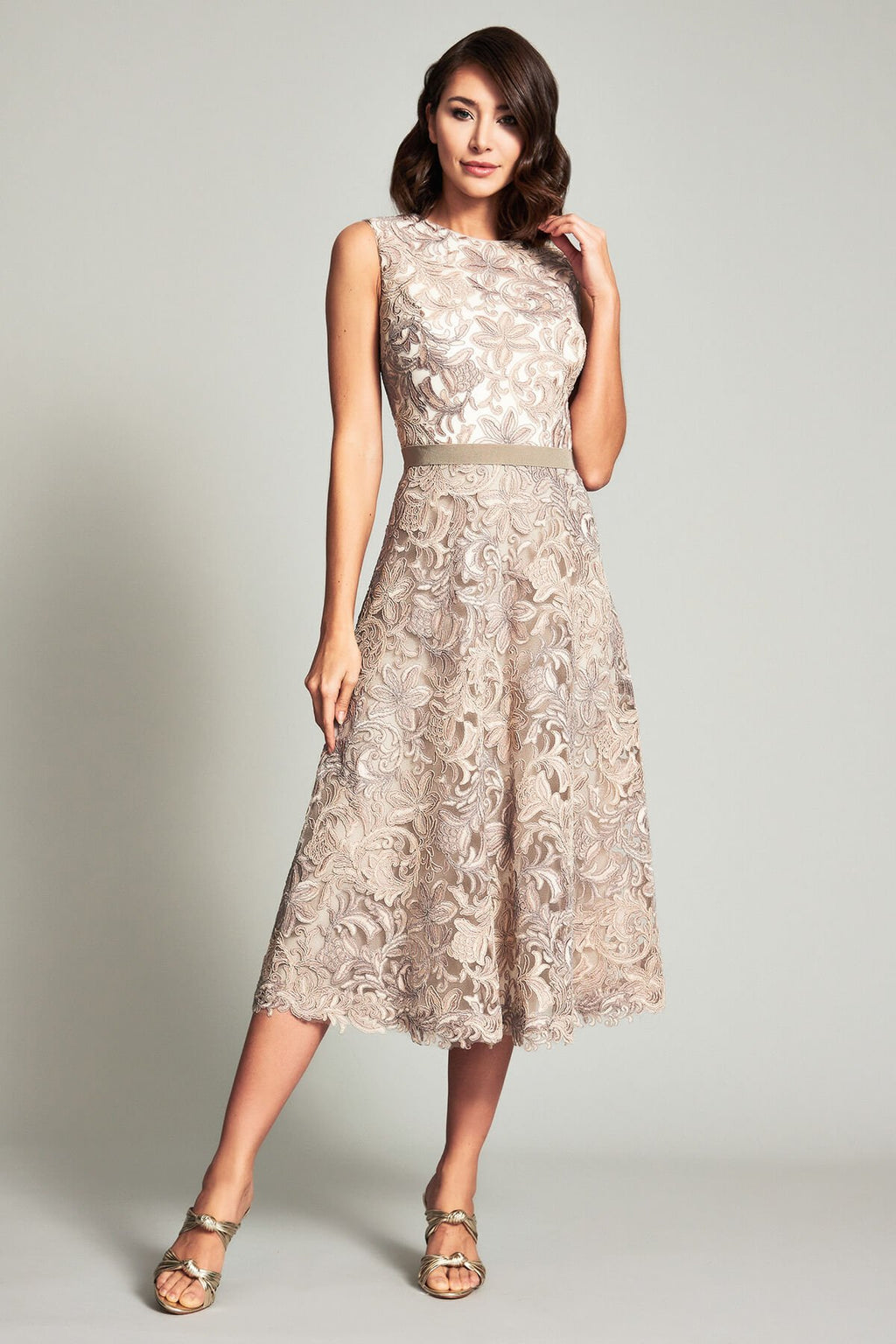 Stroker Metallic A-Line Dress