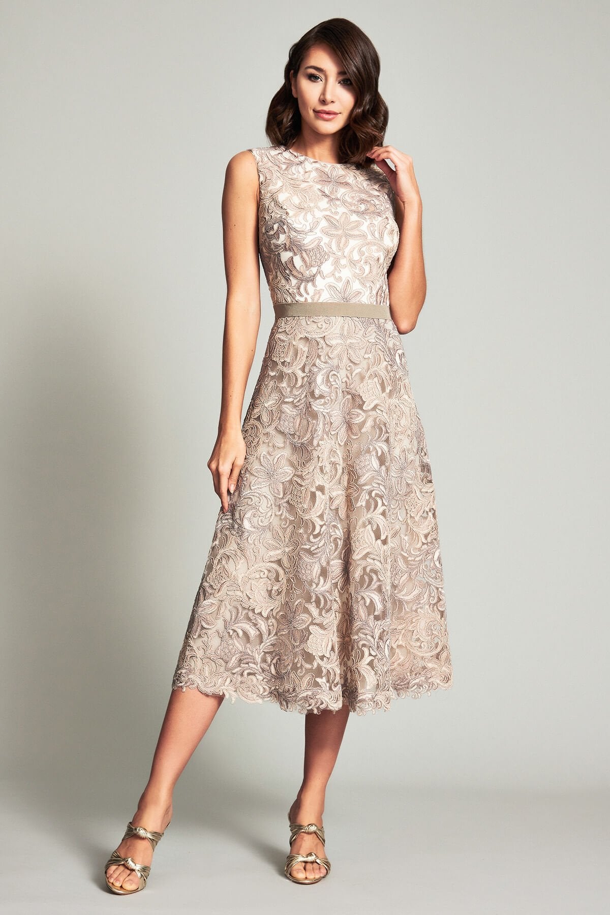 Stroker Metallic A-Line Dress