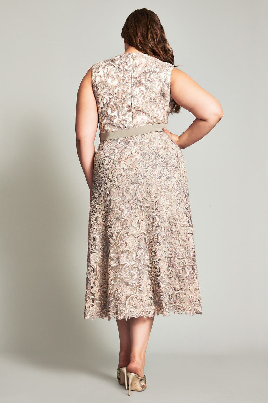 Stroker Metallic A-Line Dress - PLUS SIZE