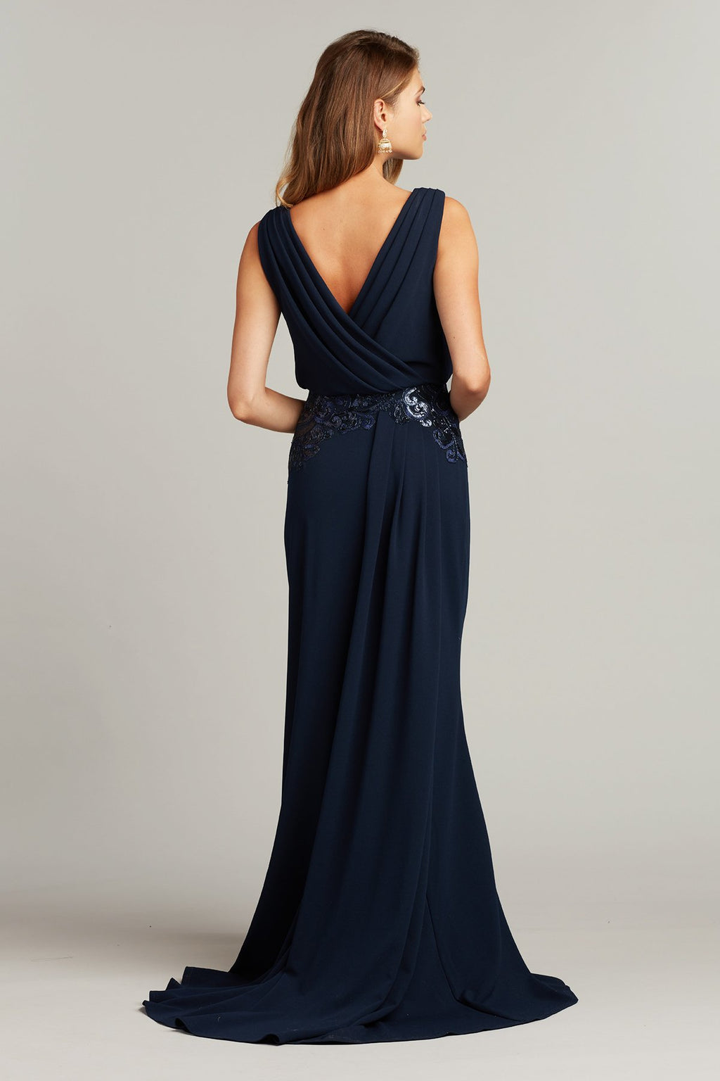 Perin Back Drape Gown