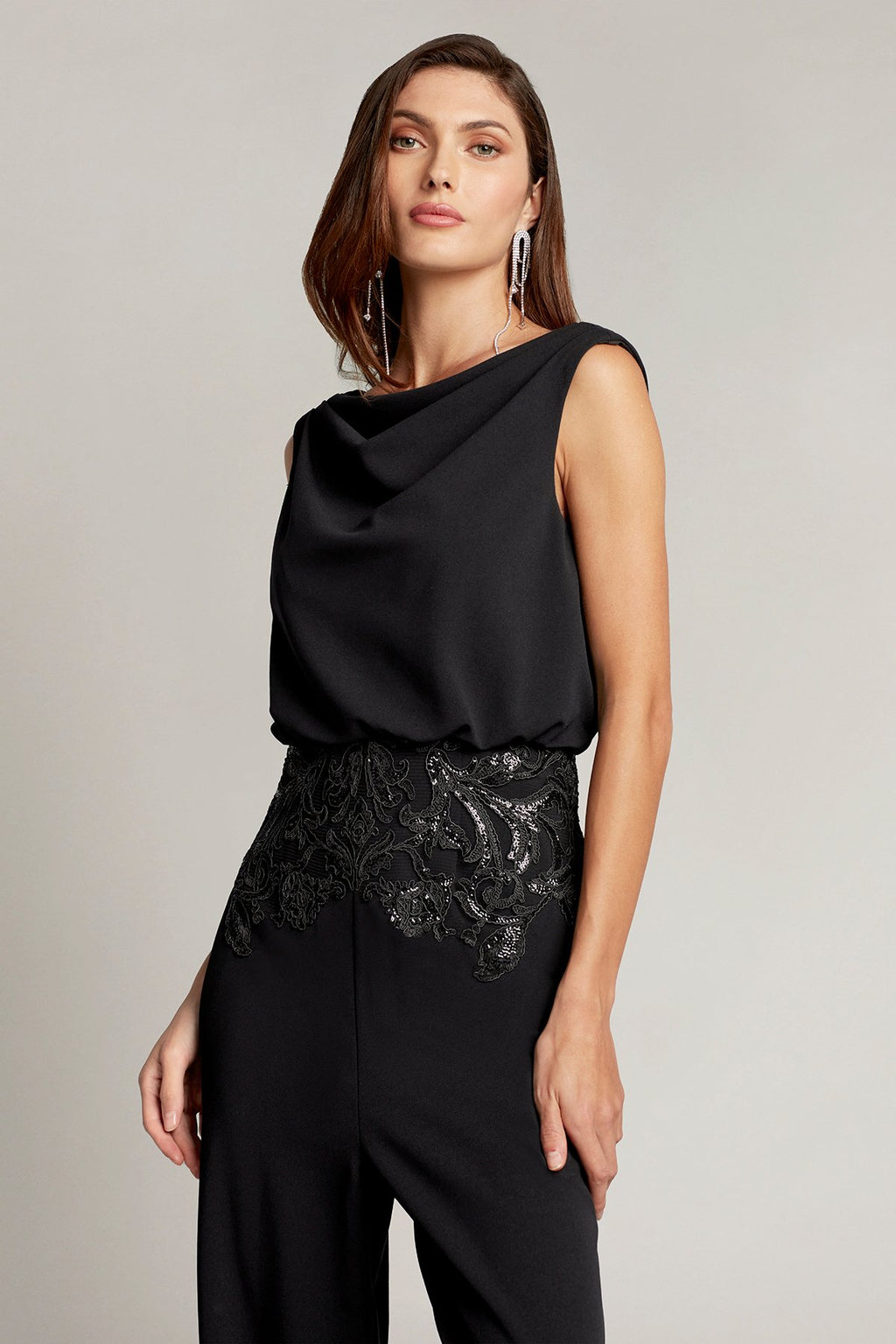 Perin Back Drape Jumpsuit