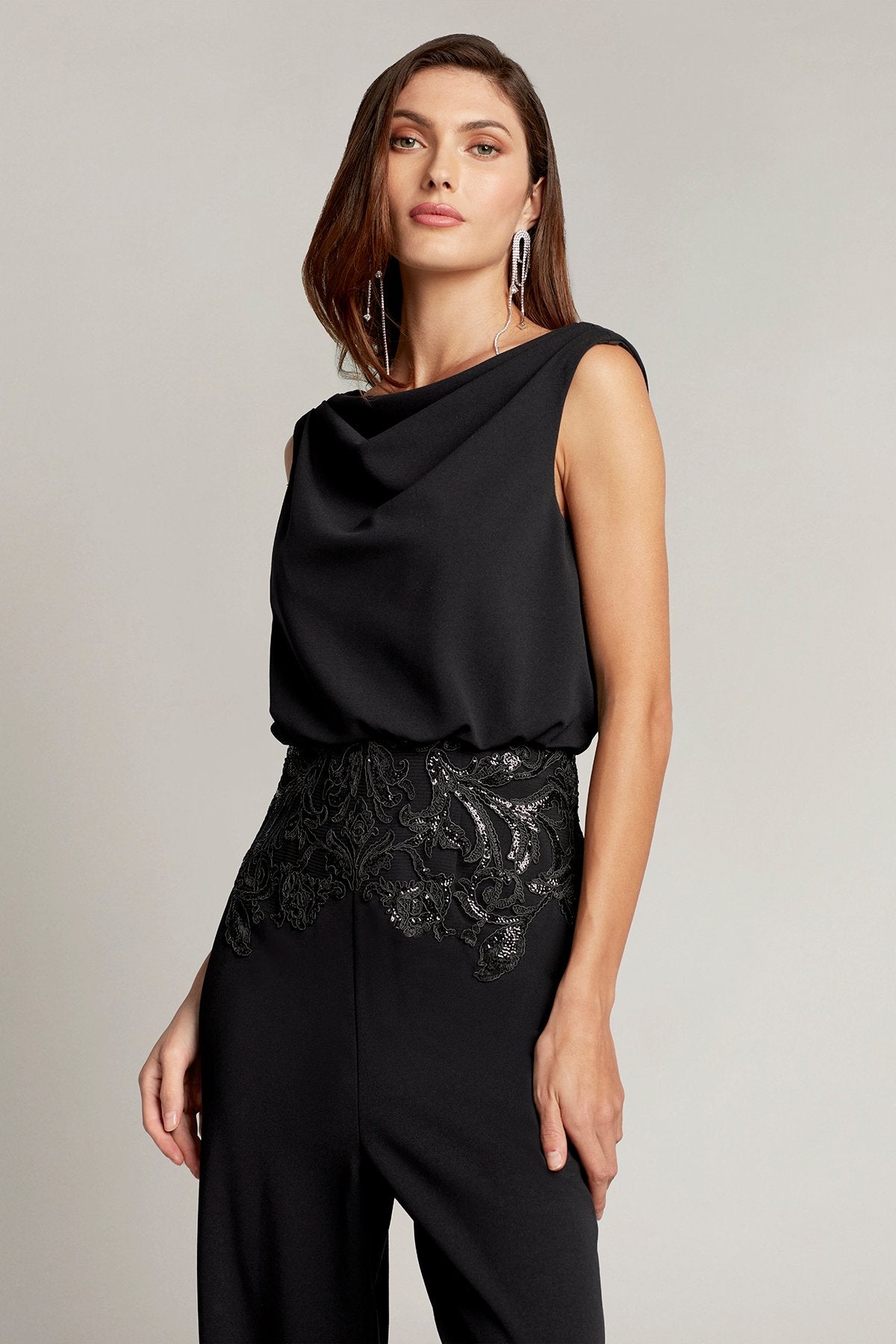 Perin Back Drape Jumpsuit