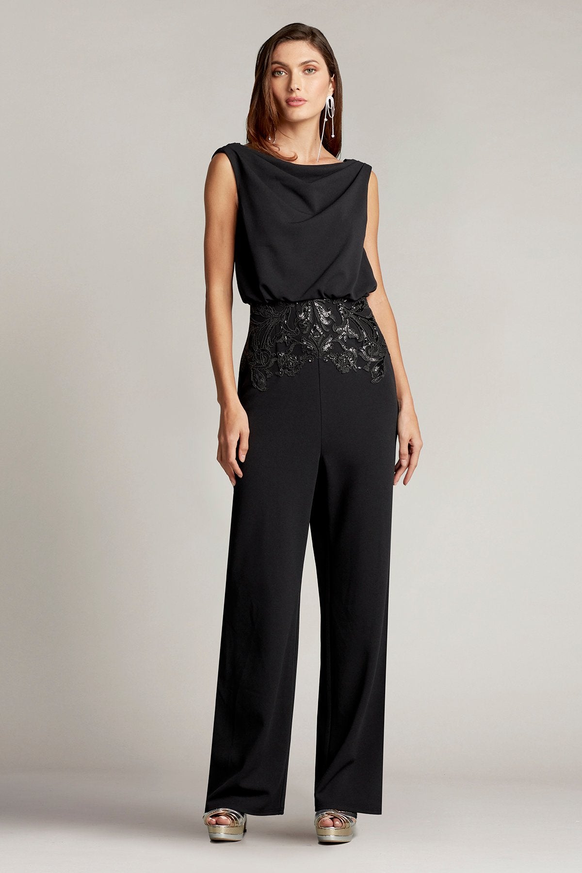 Perin Back Drape Jumpsuit