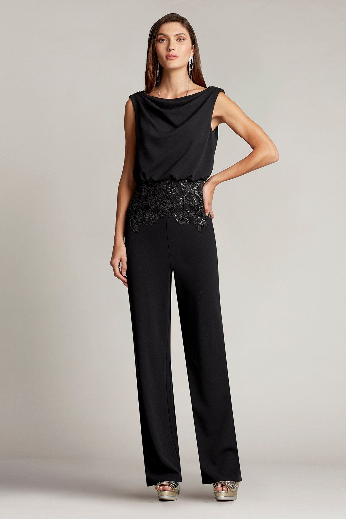 Perin Back Drape Jumpsuit