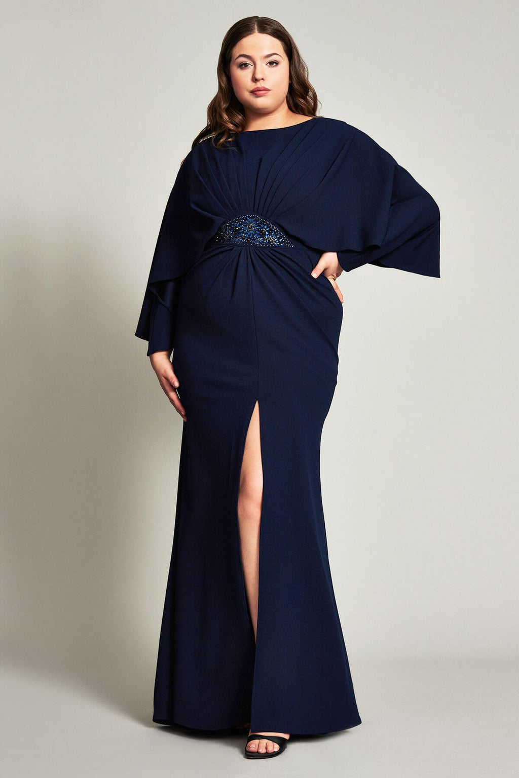 Olsen Crepe Batwing Gown - PLUS SIZE