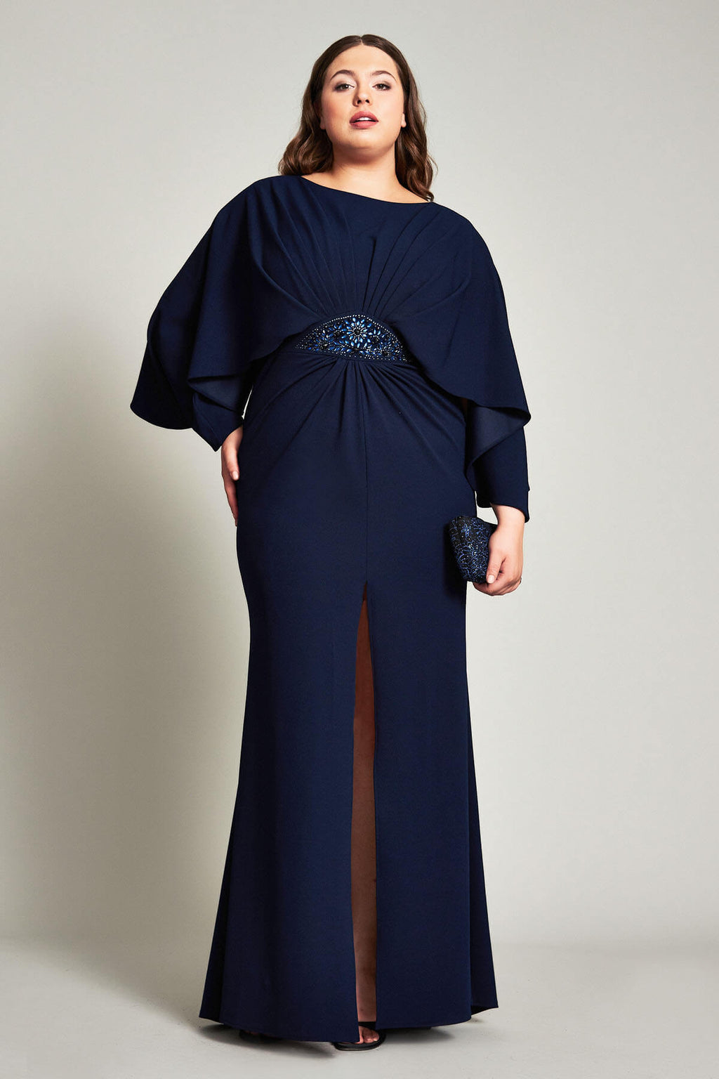 Olsen Crepe Batwing Gown - PLUS SIZE