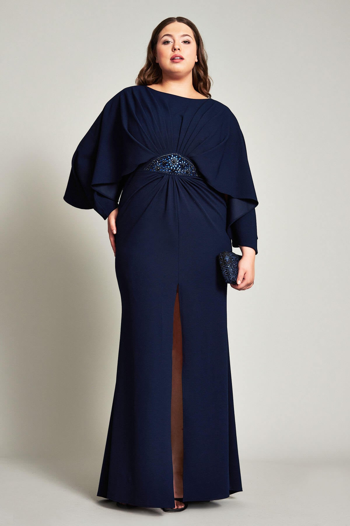Olsen Crepe Batwing Gown - PLUS SIZE