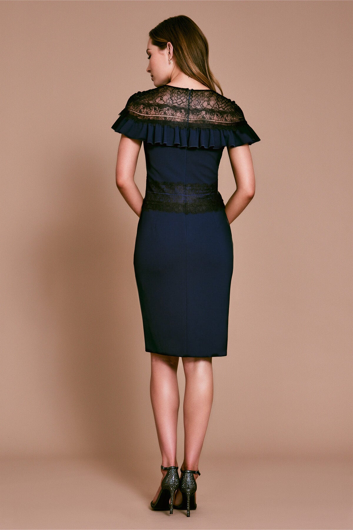 Kies Crepe V-Neck Dress
