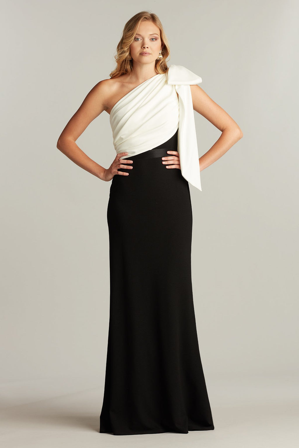 Mayer Asymetric Bow gown