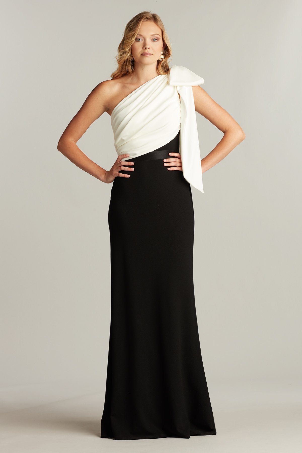 Mayer Asymetric Bow gown