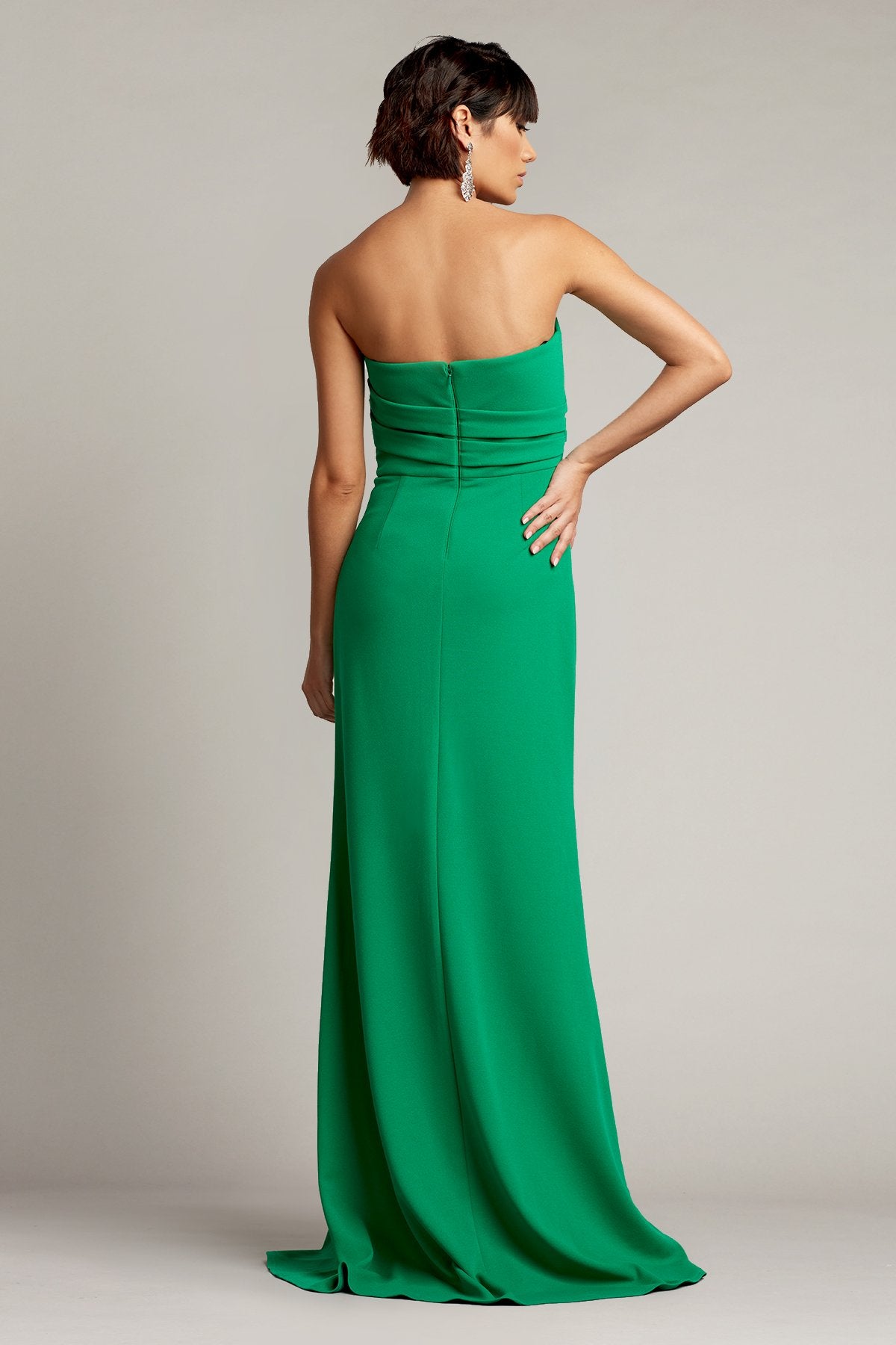 Grove Asymmetric Draped Gown