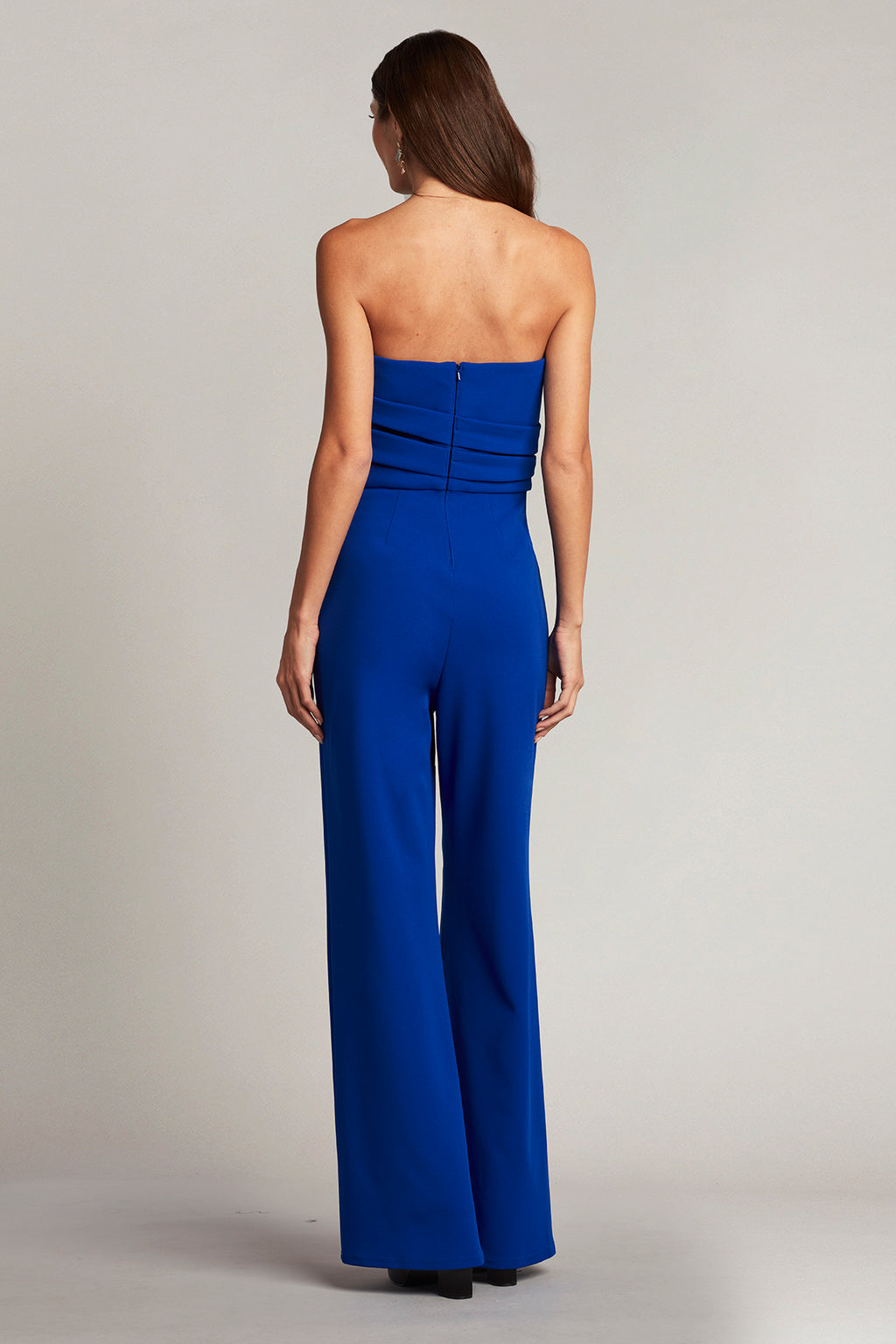 Allen Draped Crepe Jumpsuit
