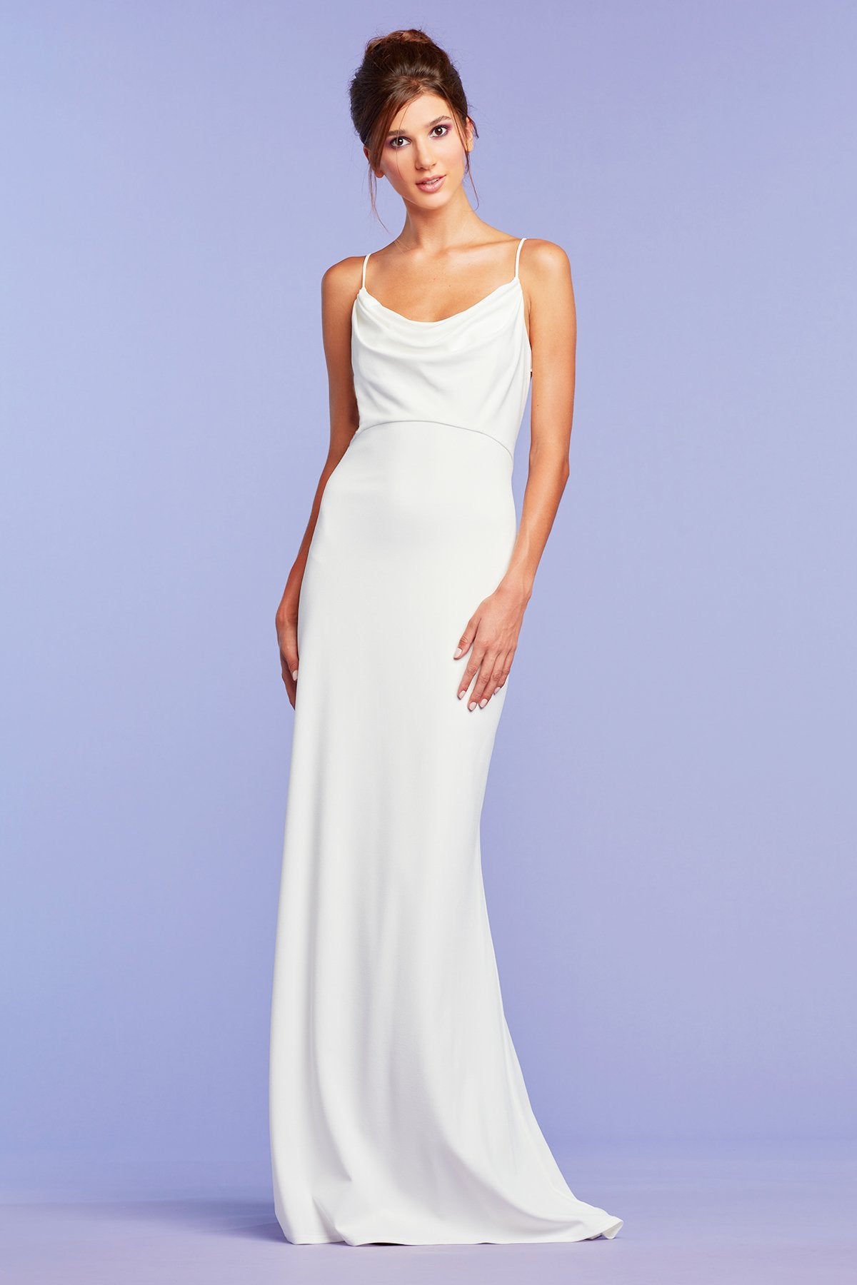 Tucker Draped Slip Gown