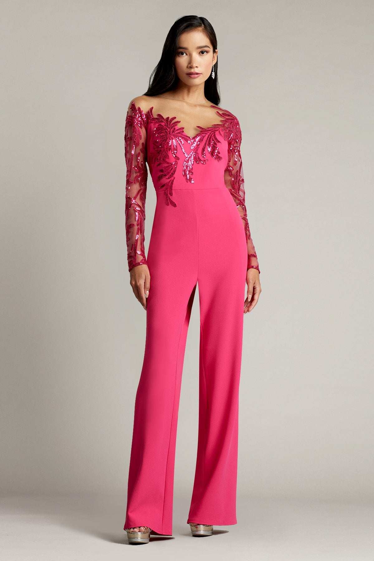 Saville Sequin Illusion Jumpsuit