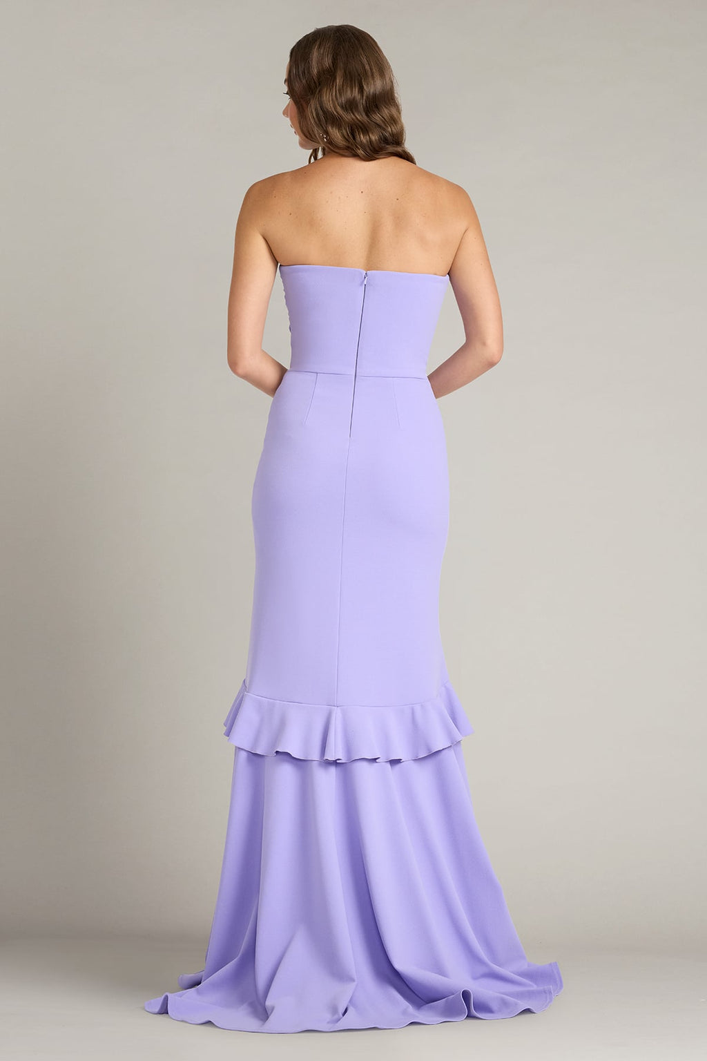 Spargo Cascading Ruffle Gown